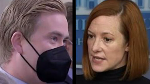 "Think big, Peter," Jen Psaki responds after being asked about remarks she made regarding Russia