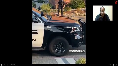 BAD COP MANHANDLES MAN