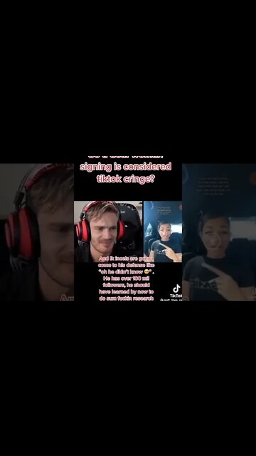 Pewdiepie make fun of deaf girl #pewdiepie #pewdiepi #viral #trending #trendingshorts #famous #funny