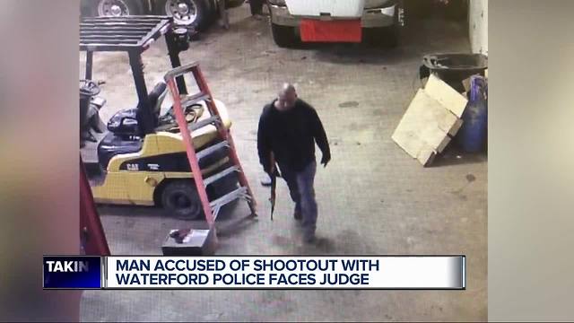 Man accused of shootout with Waterford Police faces judge
