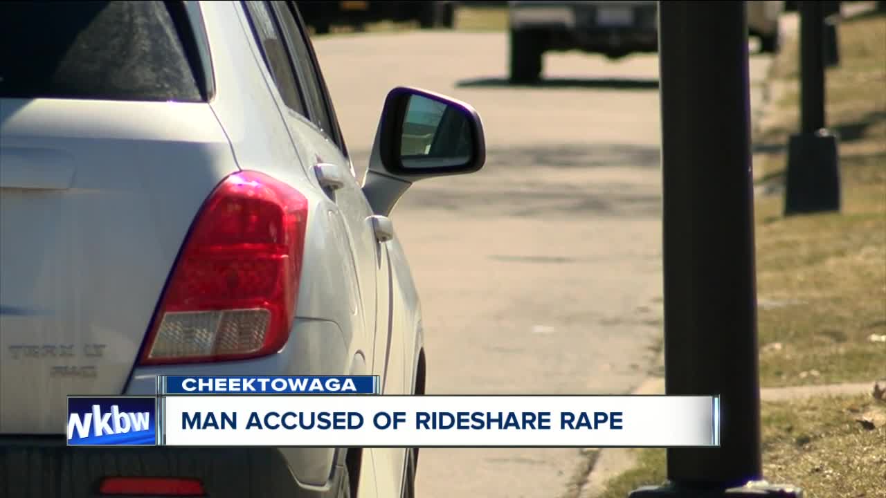 Man accused of trying to rape a rideshare driver in Cheektowaga