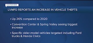 LVMPD: 26% increase in stolen vehicles in 2021