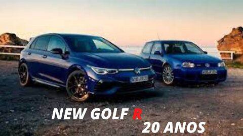 VOLKSWAGEN LANÇA (TEASER) DO NOVO GOLF R 20 ANOS