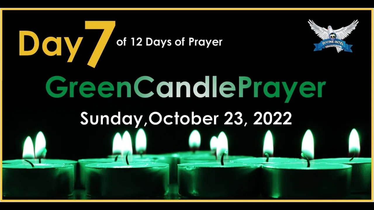 Day 7 - Green Candle Prayer