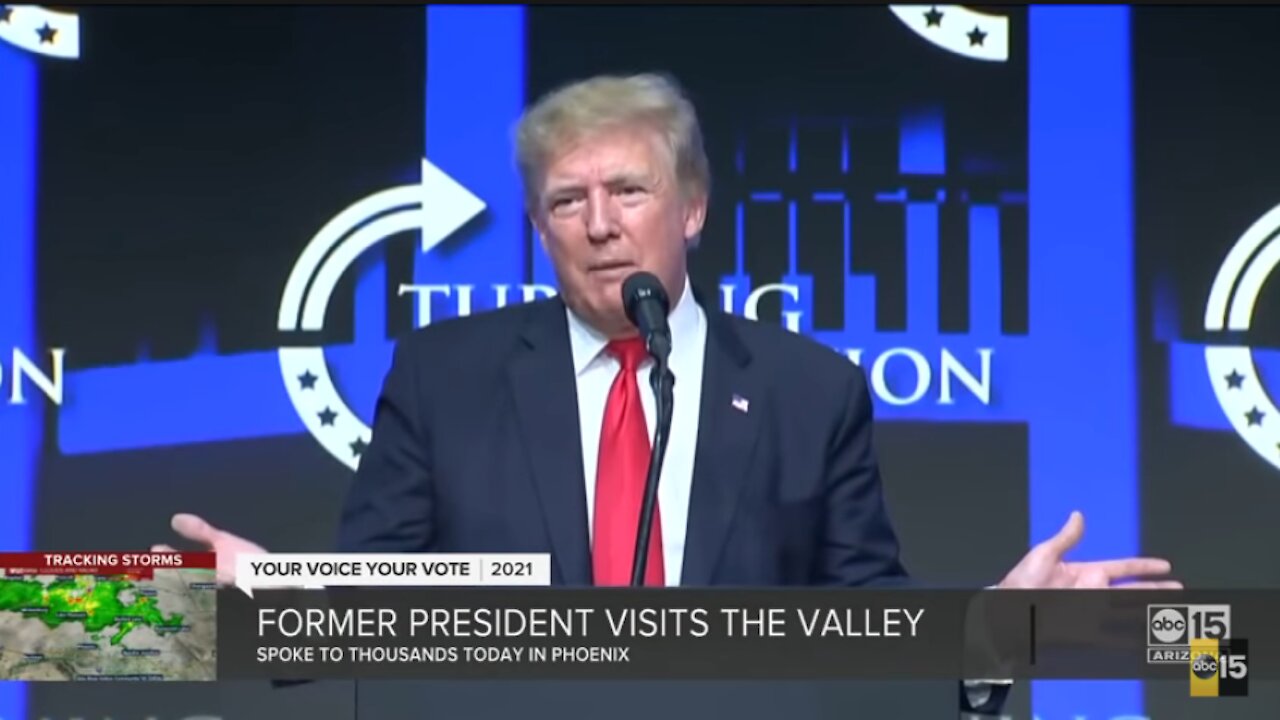 Former President Trump visits the Valley