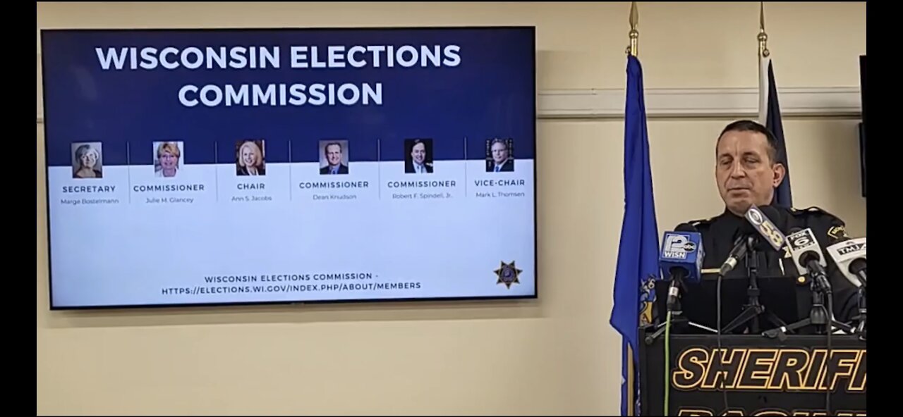 ON THE SCENE: Racine County Sheriff's Press Conference on State-Wide Election Law Violations