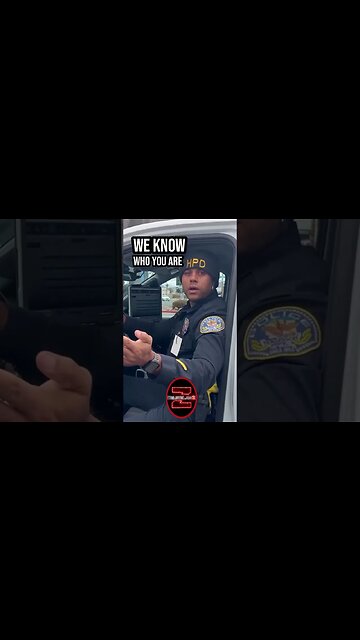 Telling A GI Joe Loser Cop To Eat My Shorts & That He's Marked