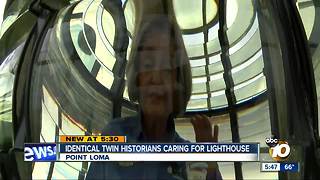 Twin historians caring for lighthouse