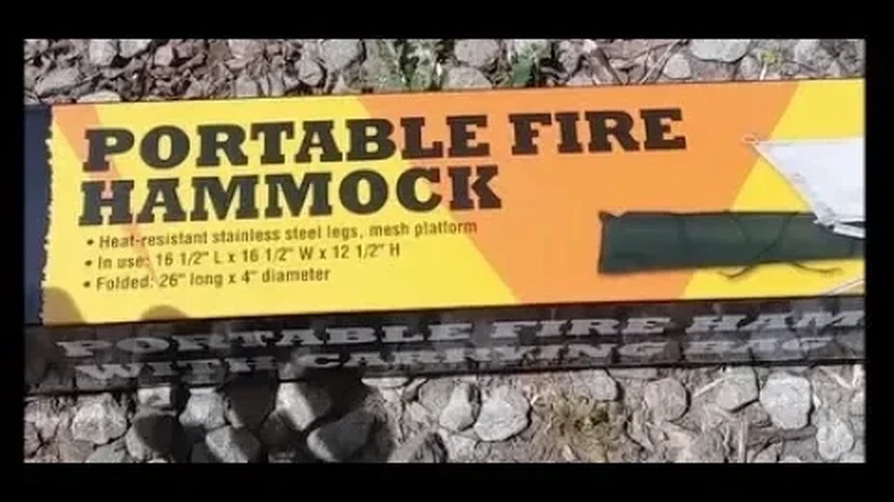 Trail Blazer - Portable Fire Hammock