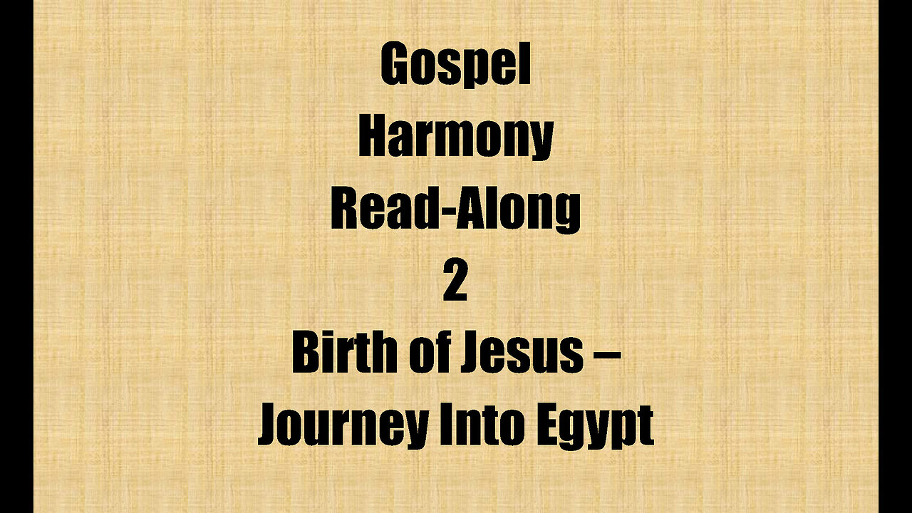 Super Gospel Infancy 2 - Birth of Jesus - Journey Into Egypt