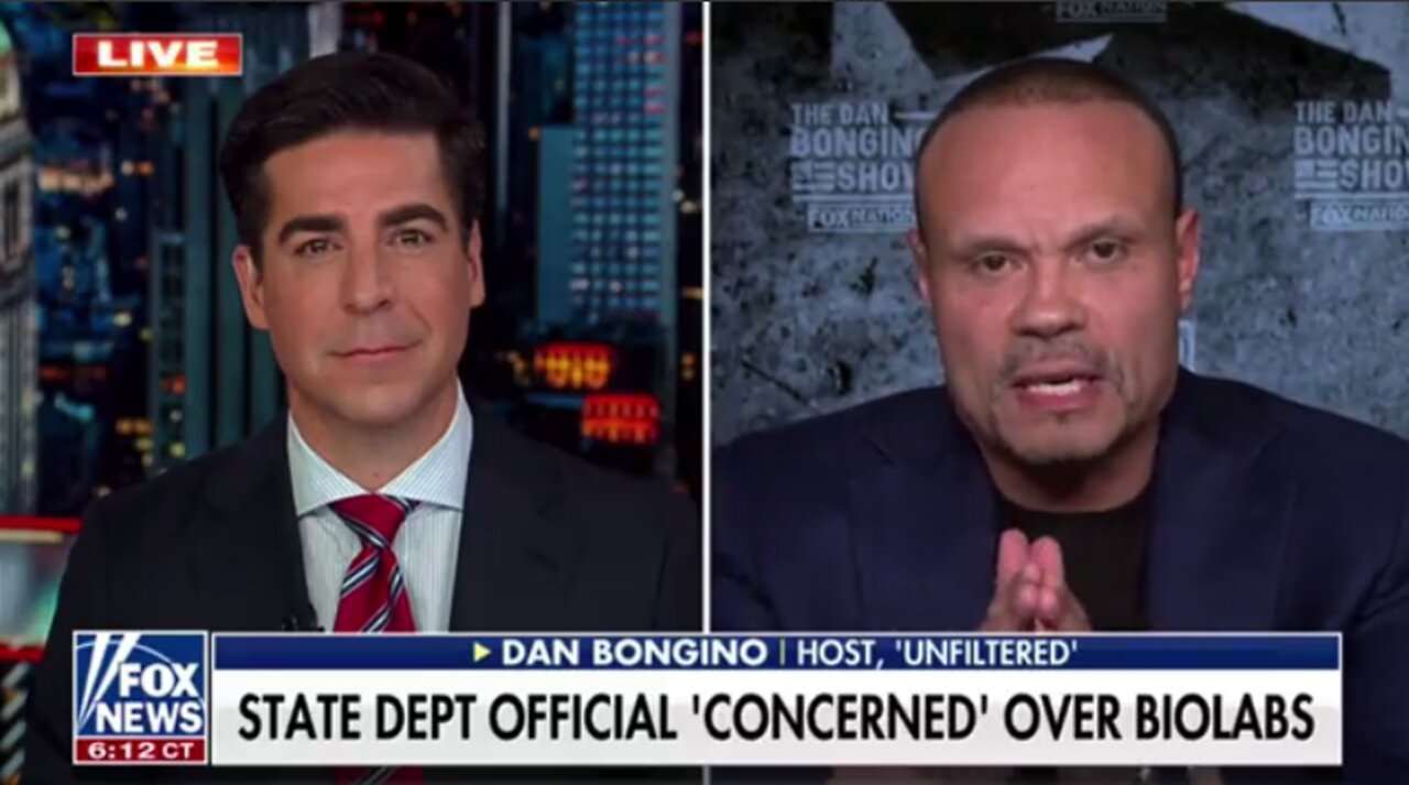 Dan Bongino on Fox News speaking about the bio-weapon labs in Ukraine: "STOP LYING US"