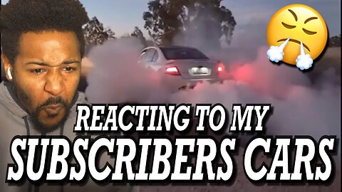 REACTING TO MY SUBSCRIBERS CARS! (BURNOUTS, SKIDS, 4X4, & MORE!)