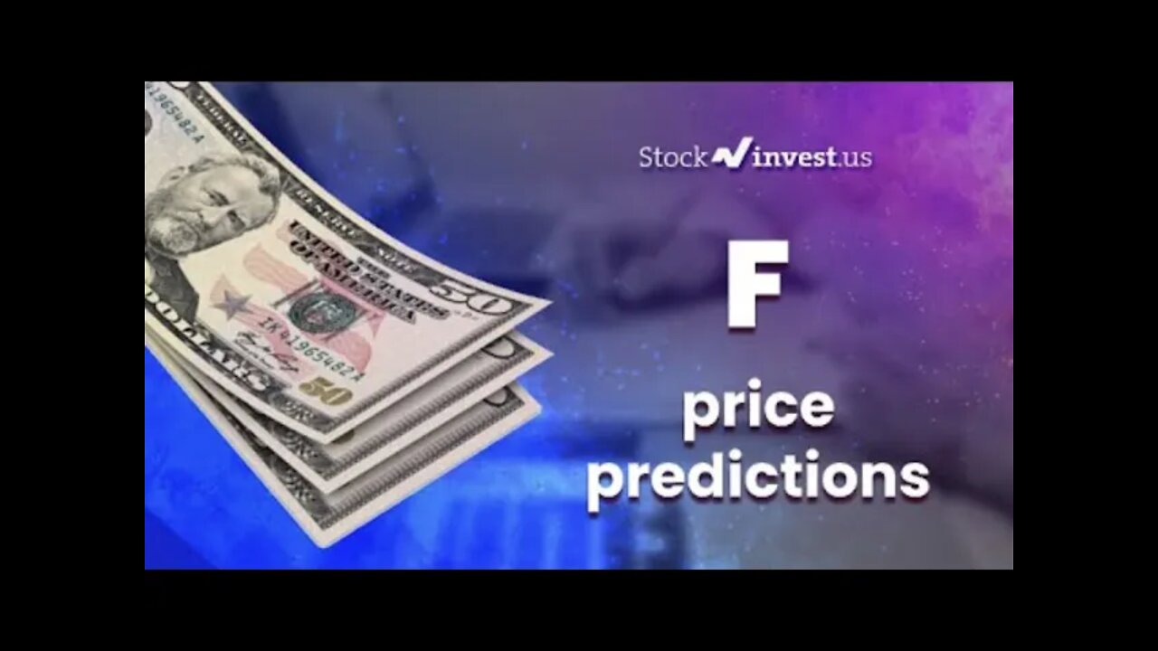 F Price Predictions - Ford Motor Stock Analysis for Friday, January 21st