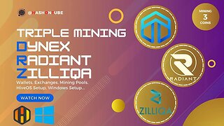 Dynex (DNX) Radiant (RXD) and Zilliqa (ZIL) Triple Mining Tutorial