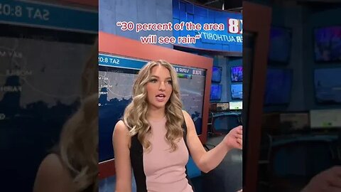 "There's A 30 Percent Chance For Rain Tomorrow? Video By Hannahgardwx #Shorts