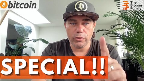 BITCOIN VERY SPECIAL MOMENT SO WATCH THIS VIDEO NOW!!!