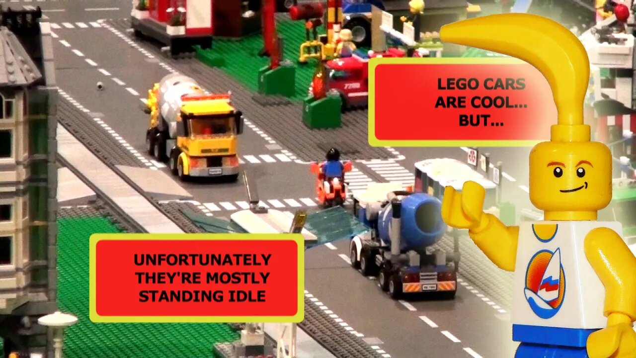 Building a Lego motorized road