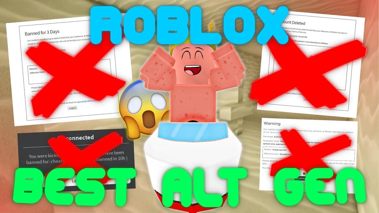 (2022) The *BEST* FREE Roblox ALT Account Generator