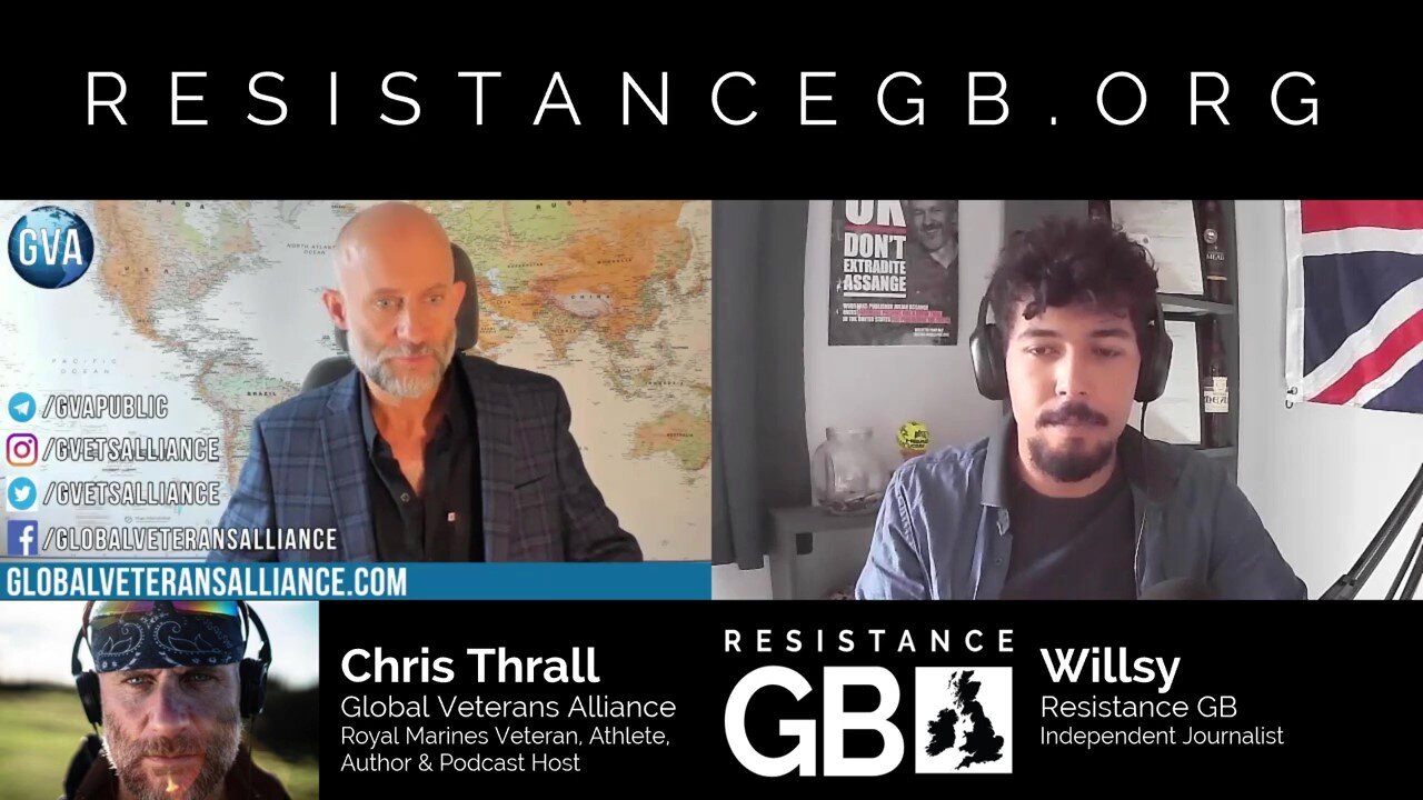 Global Veterans Alliance Interviewed On Freedom By Resistance GB