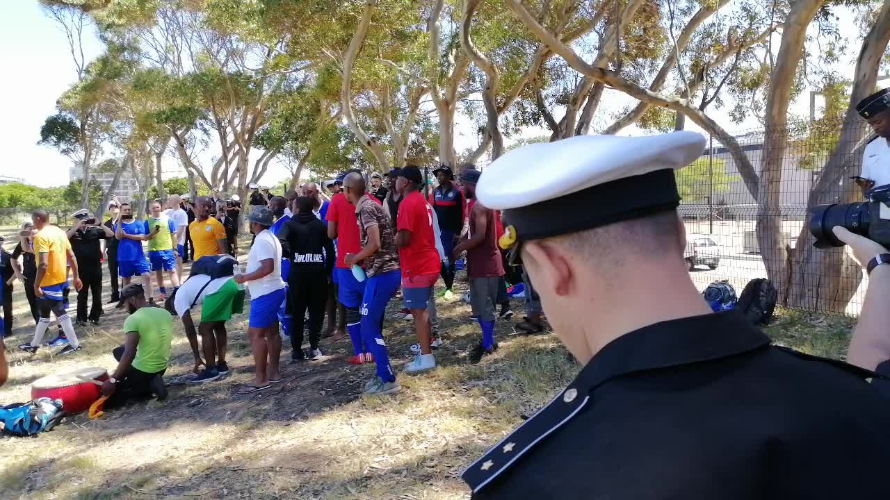 SOUTH AFRICA - Cape Town - Russia China SA NAVY Soccer Tournament (Video) (p68)