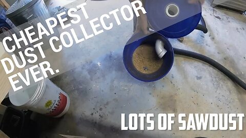 Easiest & Cheapest Dust Collector EVER