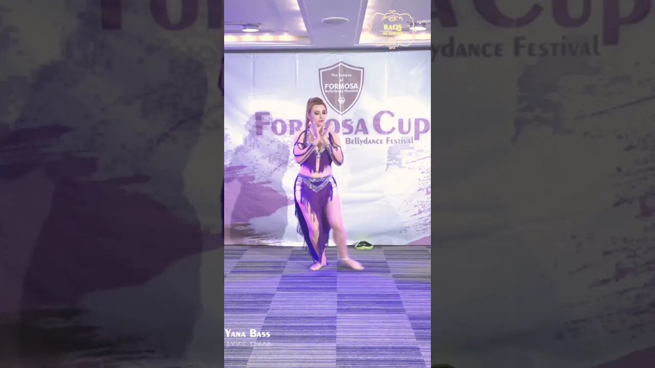 Yana Bass Tabla solo on Formosa Cup | Bellydance show #yanabass #bellydanceshow