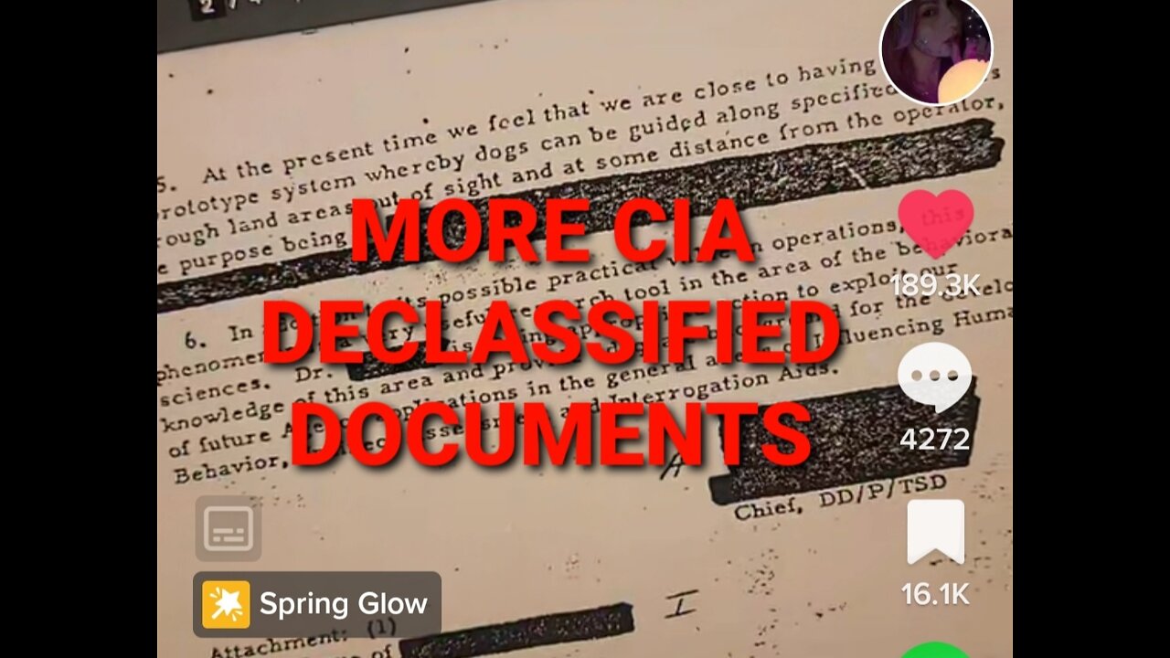MORE CIA DECLASSIFIED DOCUMENTS 🙄 OUR GOVERNMENT HAS BEEN AWFUL SINCE INCEPTION