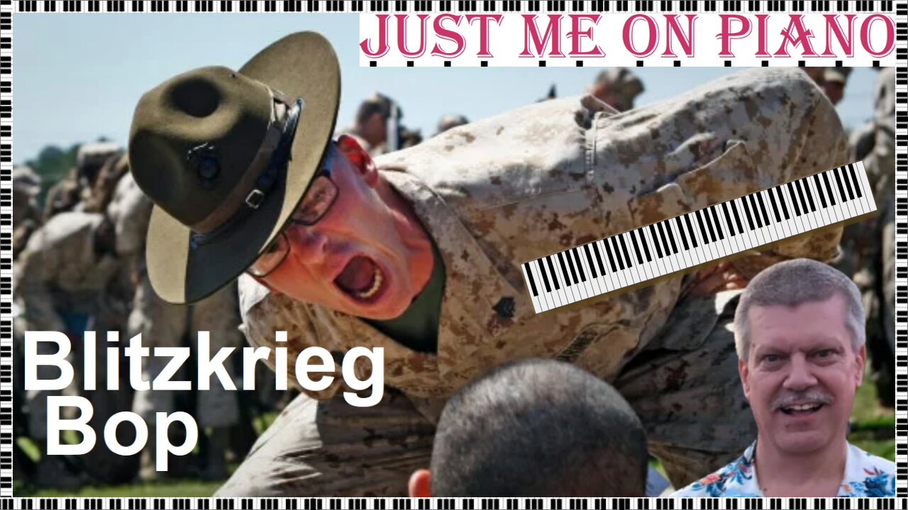 Punk rock song - Blitzkrieg Bop (The Ramones) covered by Just Me on Piano / Vocal