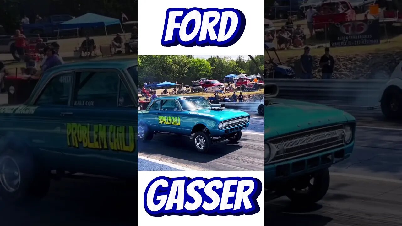 Problem Child Ford Gasser Burnout! #shorts