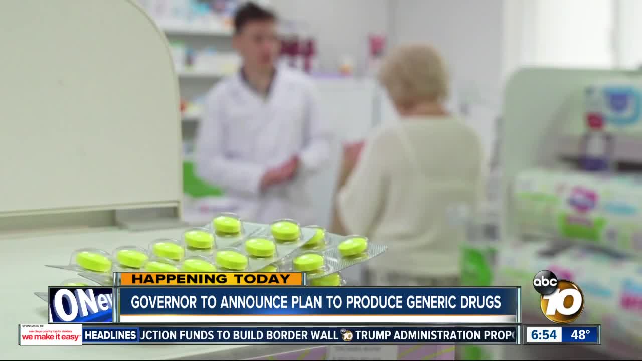 Newsom's plan could make California first state to make its own generic drugs