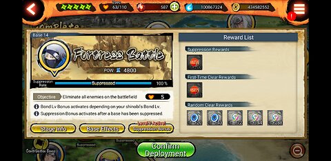 Naruto x Boruto Ninja voltage Bosse 14 Suppresion Mission