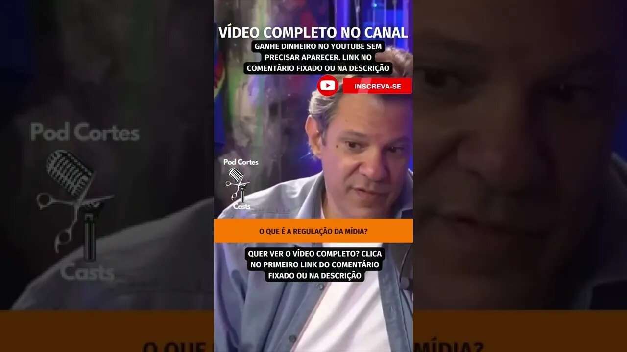 REGULAÇÃO DA MÍDIA #shorts #haddad #fernandohaddad #lula #regulação #eleições2022