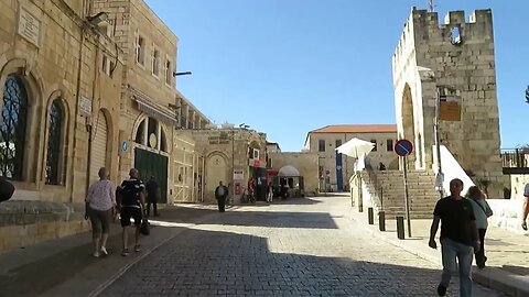 Jaffa Gate Jerusalem Israel, Christ Church - Walk With Me, Steve Martin, in the Holy Land