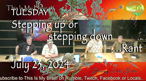 This Is My Brain... On A Tuesday Night Stepping Up or Stepping Down Rant - July 23rd, 2024