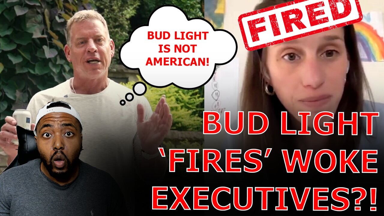 Troy Aikman TAKES Shot At Bud Light As They Allegedly 'FIRE' DISGRACED WOKE Marketing Executives!