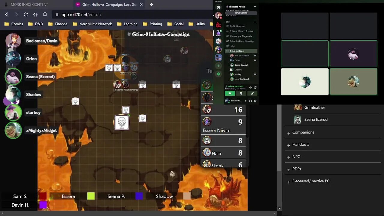 The Nerd Militia: Grim Hollow-Lost Gods; session 15