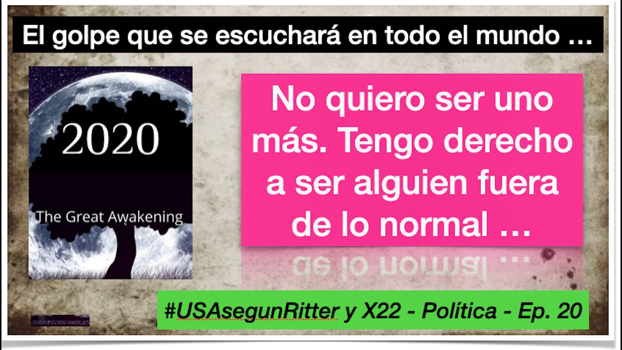 #USAsegunRitter y X22 - Política - Ep. 20