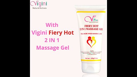 Vigini Fiery Hot Sexual Lubricant Lube Long Lasting Pleasure Delay Time Water Based Lubrication