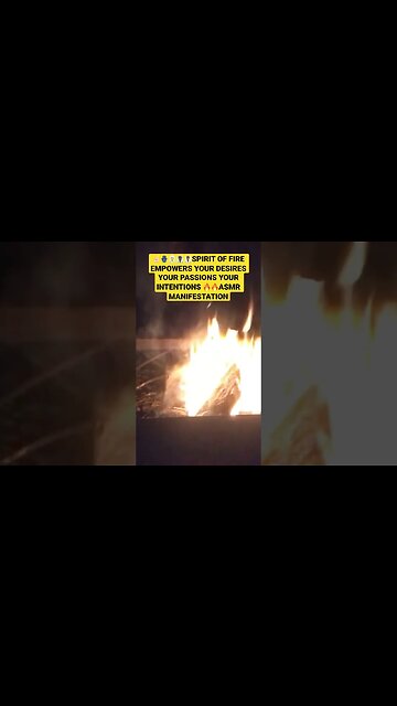 ASMR🔥Fire empowers your INTENTIONS #asmrantistress #asmrmotivation ❤️‍🔥YOUR PASSIONS#asmrelements