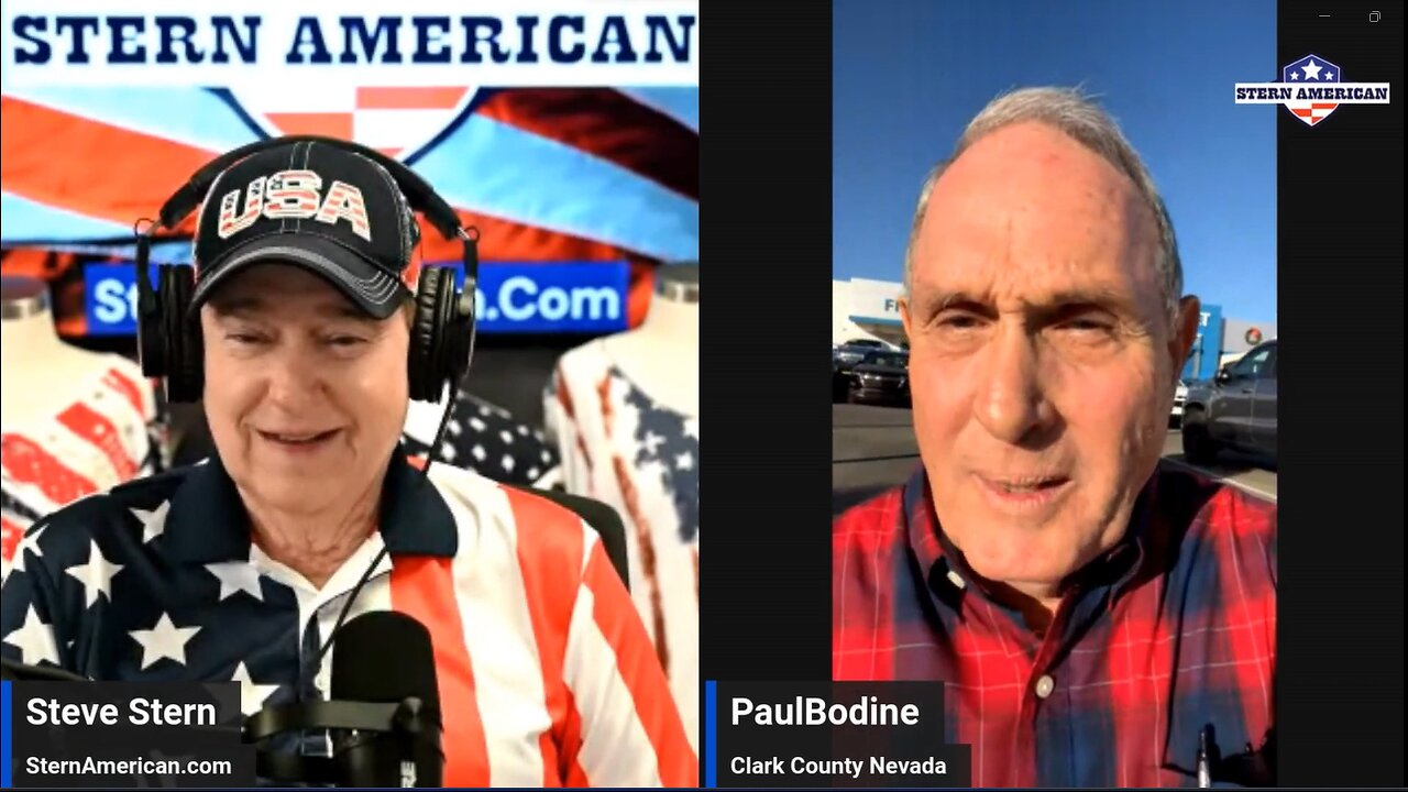 Stern American Show - Steve Stern with Paul Bodine, Chairman Precinct Outreach Cmte, Clark County