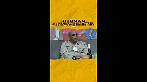 @birdman My mission was to always be the smartest in the business