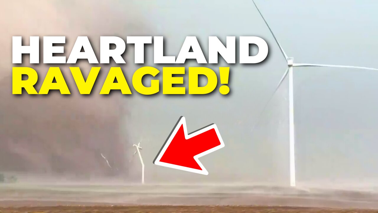 Tornado Terror in Iowa Wind Turbines Torn Apart as Storms Ravage the Heartland