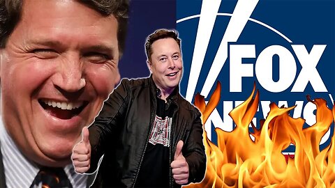 Tucker Carlson is teaming up with Elon Musk to completely DESTROY Fox news FOREVER and BURN IT down?