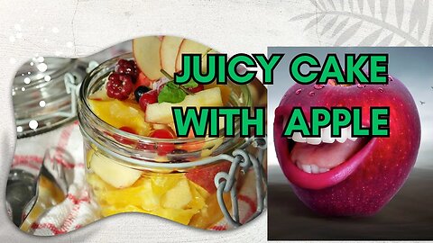 cook apple cake || Juicy apple Pie in 10 minutes + baking time