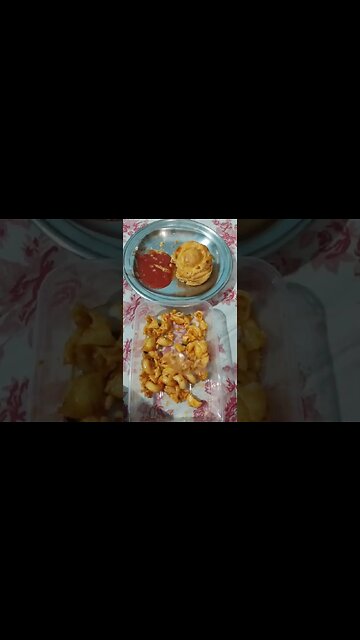 pasta and patty yummmm