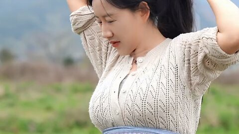 The Beautiful Girl is Works Farming | Rumble New Beautiful Girl Video 2024