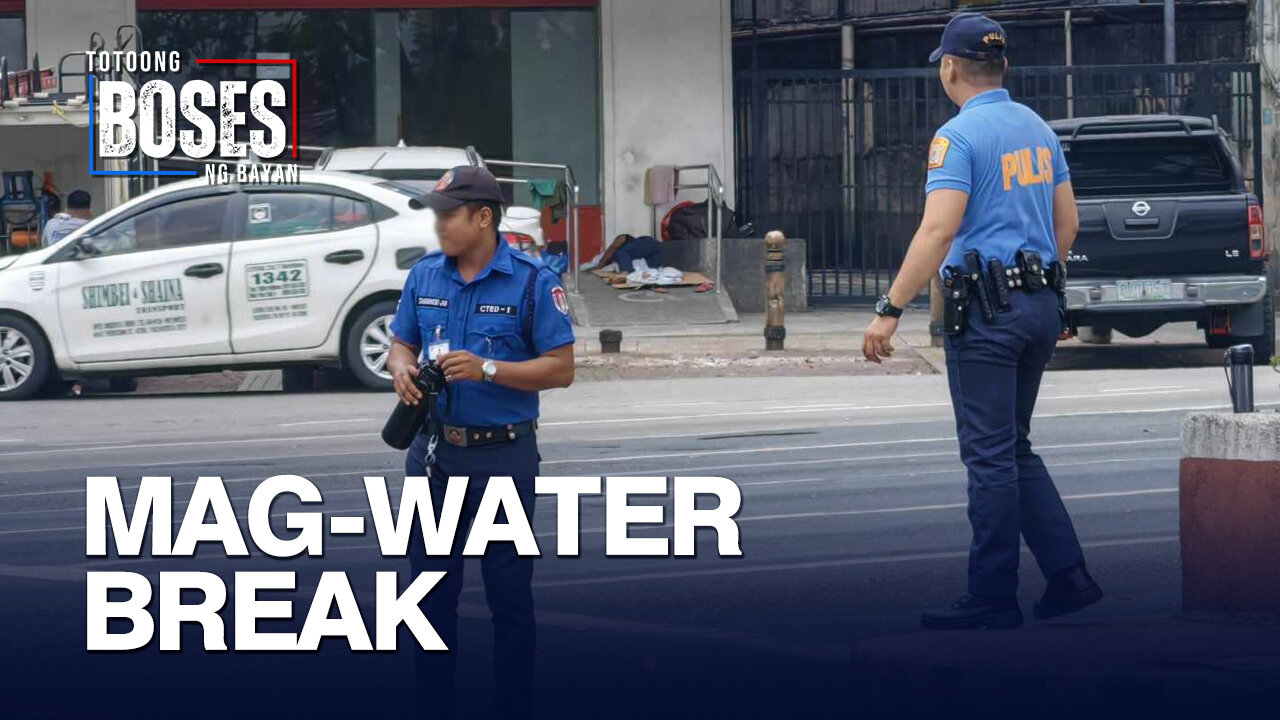 Mga pulis, pinayuhang mag-water break sa gitna ng matinding init ng panahon