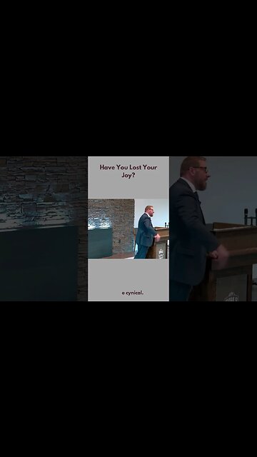 Have You Lost Your Joy?