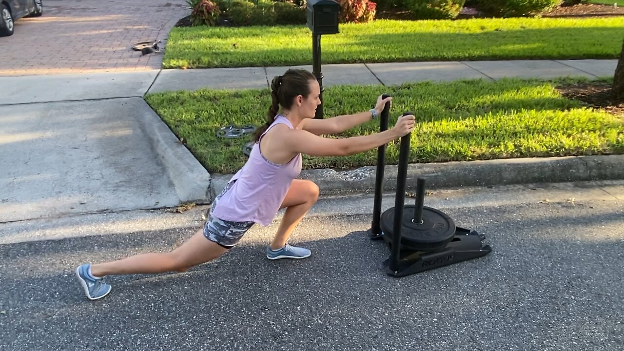 Flow Friday: Sled Push Lunge