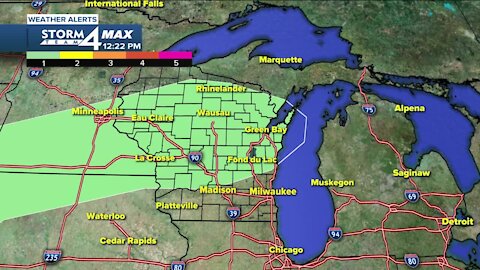 Wide range of temperatures expected as warm front moves through